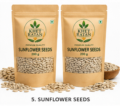 KHET RATAN Premium Sunflower Seeds – Natural Protein & Fiber Superfood