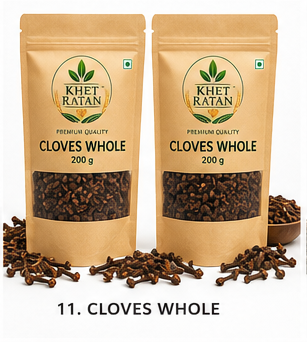 KHET RATAN Premium Whole Cloves (Laung) – Aromatic Indian Spice